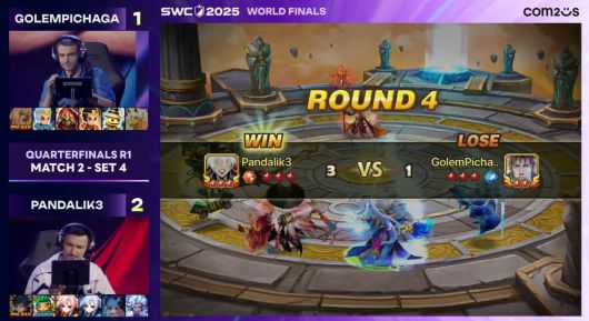 8강 2경기 4세트 결과