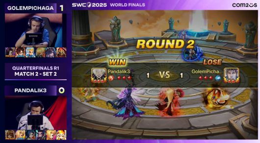 8강 2경기 2세트 결과