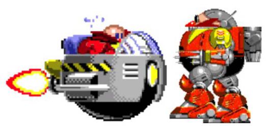 주인공을 공격하는 다양한 메카닉들