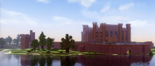 마인크래프트로 복원된 케닐워스 성
