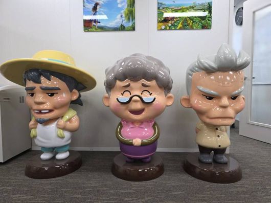 레알팜의 주요 캐릭터들