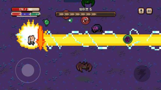 색깔 구슬을 특정 콤보로 맞추면 필살기가 나간다