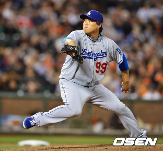 [OSEN=샌프란시스코, 민경훈 기자] 2013년 다저스 신인 시절 류현진 / rumi@osen.co.kr