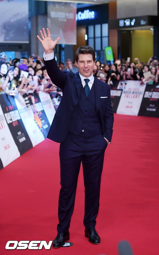 [OSEN=민경훈 기자]톰 크루즈가 포즈를 취하고 있다. /rumi@osen.co.kr