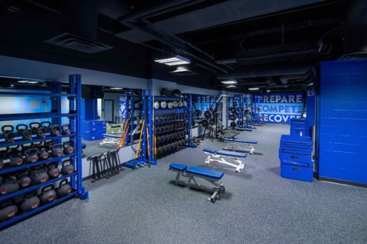 [사진] 2일(한국시간)부터 토론토 블루제이스의 새 임시 홈구장이 될 세일렌 필드의 홈팀 웨이트장 모습. /케이틀린 맥그래스 트위터 캡처