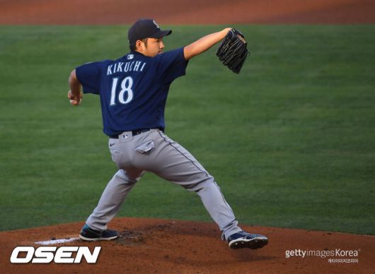 [사진] 시애틀 매리너스의 키쿠치 유세이. ⓒGettyimages(무단전재 및 재배포 금지)