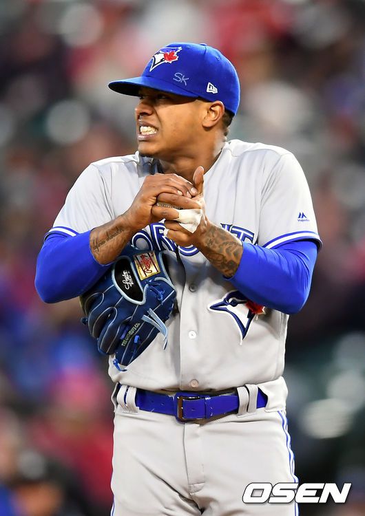 [OSEN=알링턴(미국) 곽영래 기자] 토론토 시절 마커스 스트로맨 / youngrae@osen.co.kr