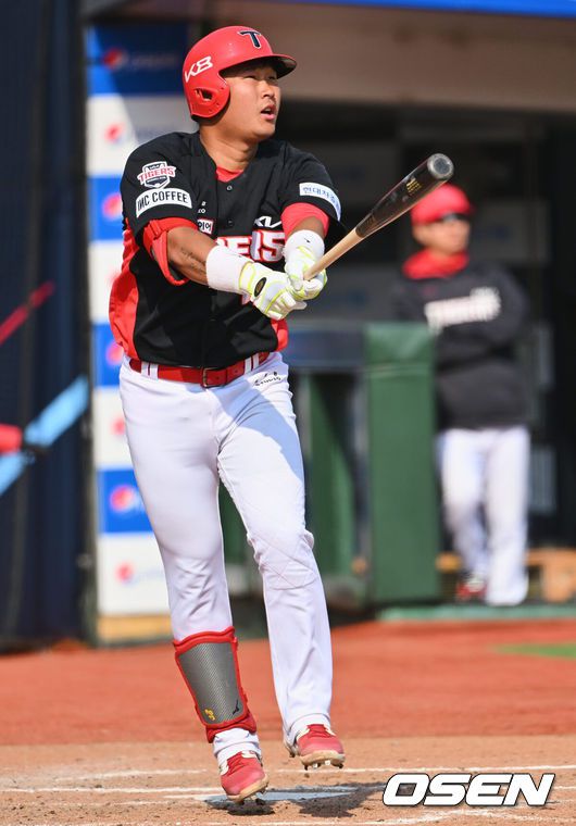 [OSEN=부산, 이석우 기자] KIA 신범수. 2023.03.28 / foto0307@osen.co.kr