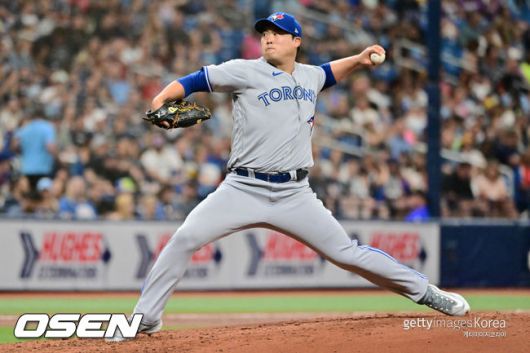 [사진] 토론토 류현진. ⓒGettyimages(무단전재 및 재배포 금지)