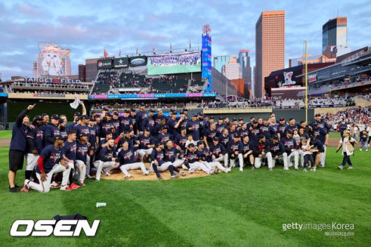 [사진] 디비전시리즈에 진출한 미네소타. ⓒGettyimages(무단전재 및 재배포 금지)