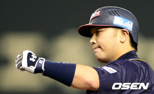 일본 대표팀 시절 아베 신노스케. /OSEN DB