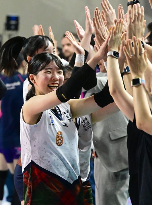 현대건설 김사랑 / KOVO 제공