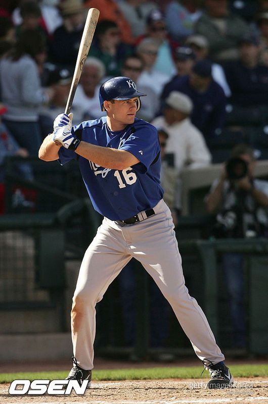 [사진] 캔자스시티 선수 시절 저스틴 후버. ⓒGettyimages(무단전재 및 재배포 금지)