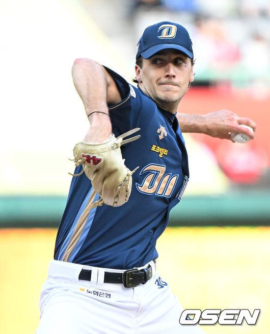 [OSEN=이대선 기자] NC 시절 카일 하트. 2024.06.21 /sunday@osen.co.kr