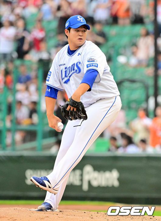 [OSEN=지형준 기자] 퓨처스 올스타전 삼성 김대호. 2024.07.05 / jpnews@osen.co.kr