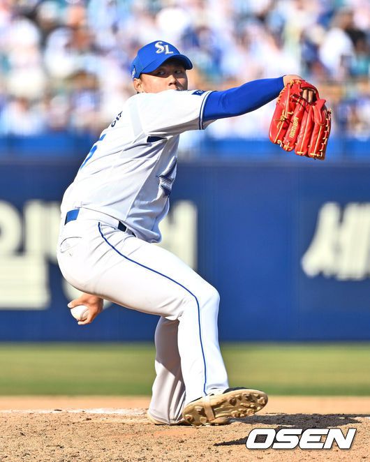[OSEN=대구, 이석우 기자] 삼성 라이온즈 배찬승 126 2025.03.23 / foto0307@osen.co.kr