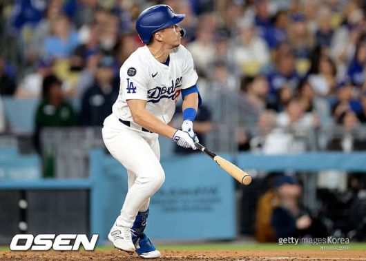 [사진] LA 다저스 토미 에드먼. ⓒGettyimages(무단전재 및 재배포 금지)