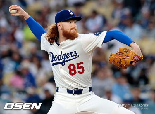 [사진] LA 다저스 더스틴 메이. ⓒGettyimages(무단전재 및 재배포 금지)