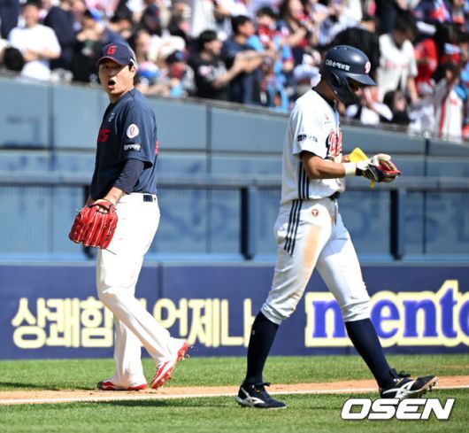 옛 동료에게 너무한 거 아니야? 멀티히트 허용에도 미소 지은 나균안