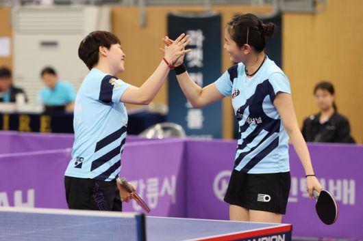 강릉아레나에서 치러진 제71회 전국남녀종별탁구선수권대회가 29일 경기를 끝으로 모든 일정을 끝냈다. / 대한탁구협회