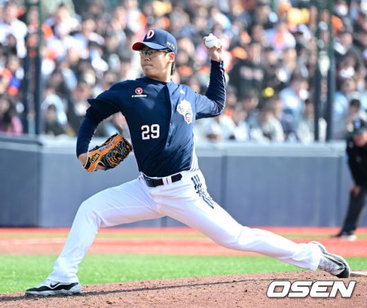 [OSEN=최규한 기자] 두산 이병헌. 2025.03.09 / dreamer@osen.co.kr