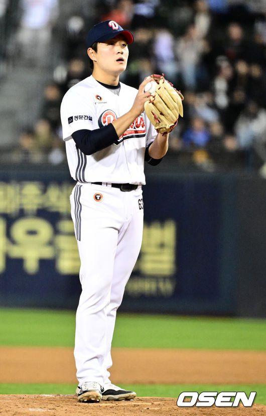 [OSEN=지형준 기자] 두산 김택연. 2025.04.08 / jpnews@osen.co.kr