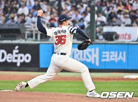 [OSEN=부산, 이석우 기자] 7일 부산 사직야구장에서 2025 신한 SOL 뱅크 KBO 리그 롯데 자이언츠와 SSG 랜더스의 경기가 열렸다. 홈팀 롯데는 데이비슨, 방문팀 SSG는 송영진이 선발 출전했다.롯데 자이언츠 선발 투수 데이비슨이 역투하고 있다. 2025.05.07 / foto0307@osen.co.kr