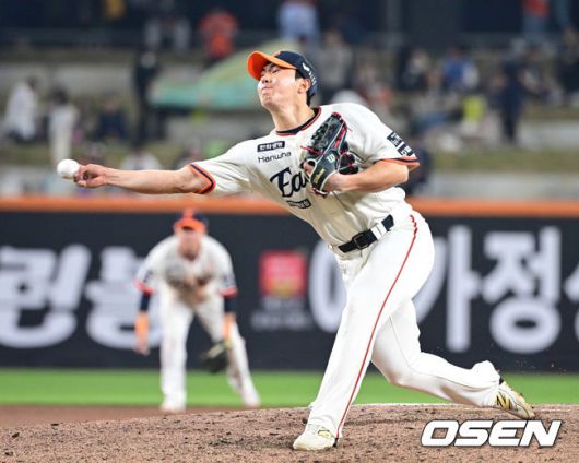 [OSEN=최규한 기자] 한화 김승일. 2025.04.18 / dreamer@osen.co.kr