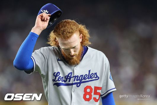 [사진] LA 다저스 더스틴 메이. ⓒGettyimages(무단전재 및 재배포 금지)