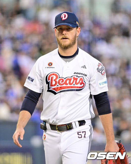 [OSEN=조은정 기자] 두산 콜어빈. 2025.03.28 /cej@osen.co.kr