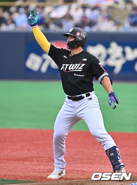 [OSEN=포항, 이석우 기자] KT 위즈 안현민 003 2025.05.13 / foto0307@osen.co.kr