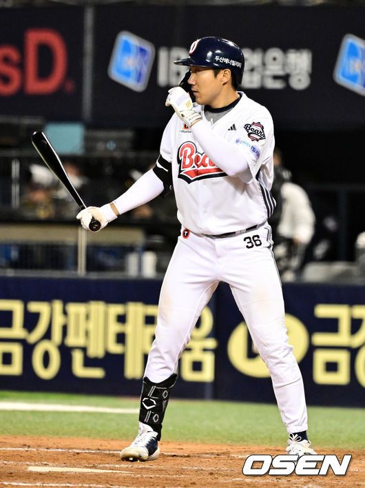 [OSEN=지형준 기자] 두산 추재현. 2025.04.08 / jpnews@osen.co.kr