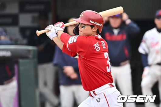 [OSEN=이석우 기자] SSG 랜더스 정준재 017 2025.05.05 / foto0307@osen.co.kr