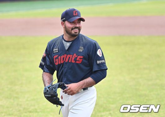 [OSEN=경산, 이석우 기자] 롯데 자이언츠 감보아 / foto0307@osen.co.kr