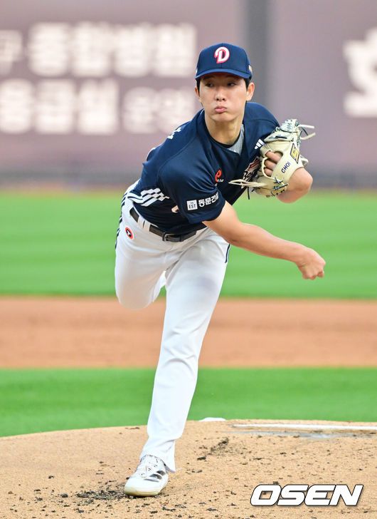 [OSEN=박준형 기자] 두산 최민석 2025.05.28 /