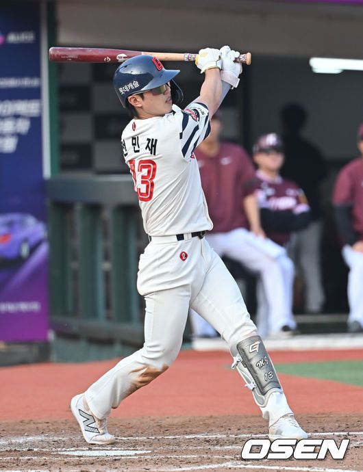 [OSEN=부산, 이석우 기자]  롯데 자이언츠 전민재 059 2025.06.03 / foto0307@osen.co.kr