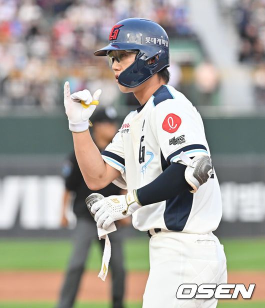 [OSEN=부산, 이석우 기자] 롯데 자이언츠 전민재 036 2025.05.31 / foto0307@osen.co.kr
