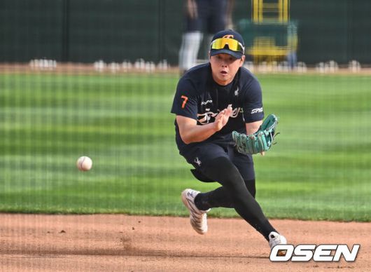[OSEN=이석우 기자] 한화 이도윤. 2025.04.23 / foto0307@osen.co.kr