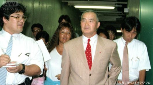 가 보도한 갈베스의 인터뷰. 화면 중에는 같은 계열의 신문사 닛칸스포츠의 사진이 등장한다.  유튜브 채널 ANNnews 캡처