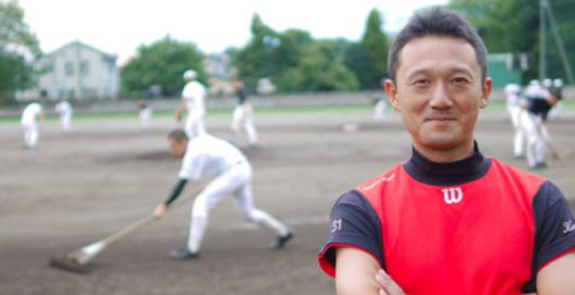 사쿠신 학원 야구부의 감독 고바리 다카히로 SNS 캡처