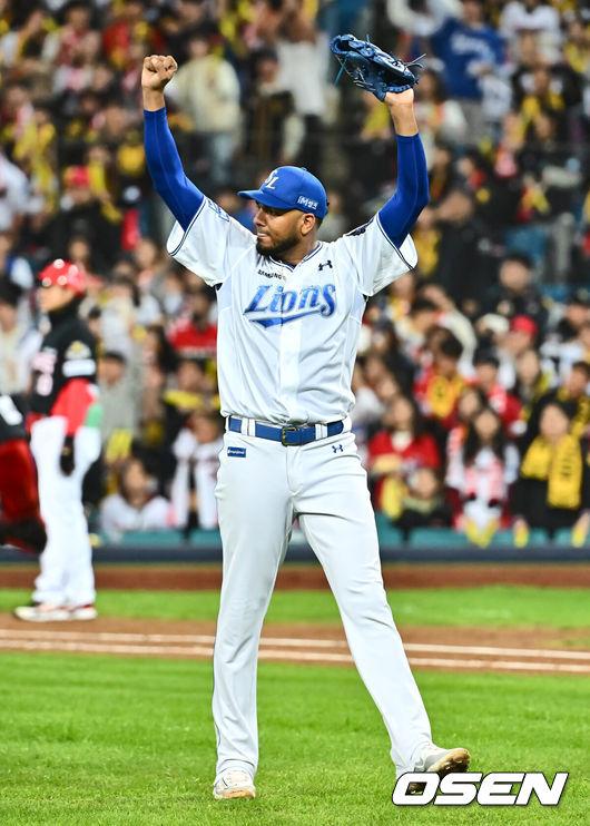 [OSEN=대구, 이석우 기자] 삼성 라이온즈 레예스 084 2024.10.25 / foto0307@osen.co.kr