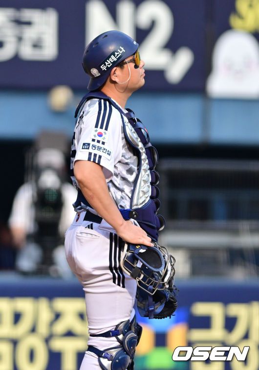 [OSEN=박준형 기자] 두산 양의지 2025.06.07 / soul1014@osen.co.kr