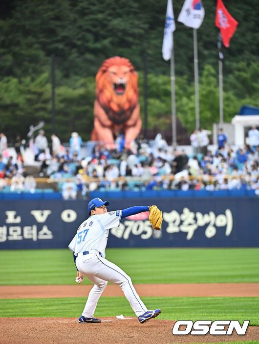 [OSEN=대구, 이석우 기자] 삼성 라이온즈 이승현 054 2025.05.24 / foto0307@osen.co.kr