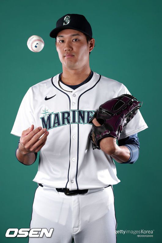 [사진] 시애틀 매리너스 시절 후지나미 신타로. ⓒGettyimages(무단전재 및 재배포 금지)