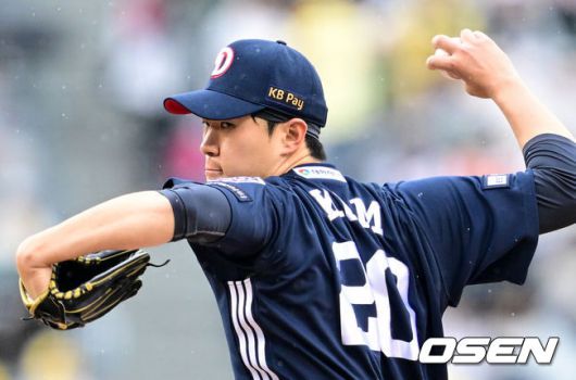 [OSEN=조은정 기자] 두산 김유성. 2025.04.12 /cej@osen.co.kr