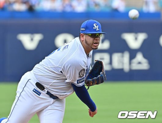 [OSEN=이석우 기자] 삼성 아리엘 후라도. 2025.06.25 / foto0307@osen.co.kr