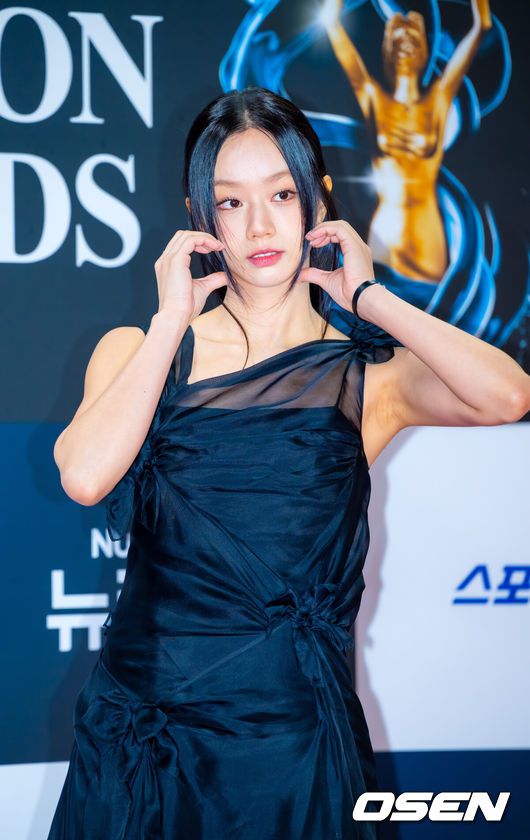 [OSEN=민경훈 기자] 제45회 청룡영화상 레드카펫 행사가 29일 오후 서울 여의도 KBS홀 앞 광장에서 진행됐다.한편,‘제45회 청룡영화상’은 29일 오후 서울 여의도 KBS홀에서 개최된다. 진행은 배우 한지민, 이제훈이 맡는다.배우 이혜리가 레드카펫을 밟고 있다. 2024.11.29 / rumi@osen.co.kr