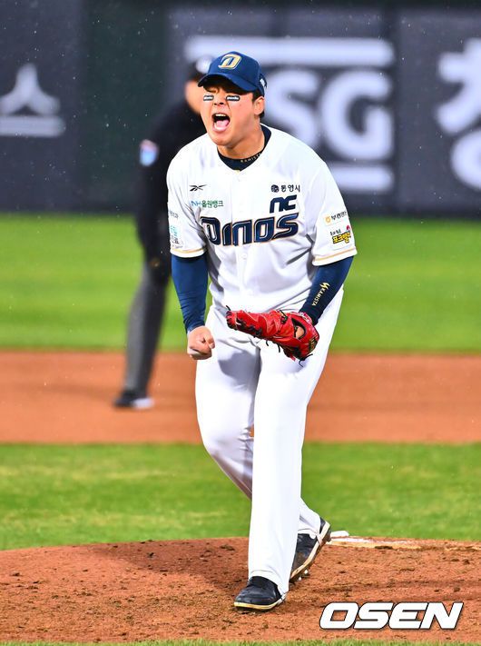 [OSEN=부산, 이석우 기자] NC 다이노스 신민혁 060 2025.04.12 / foto0307@osen.co.kr