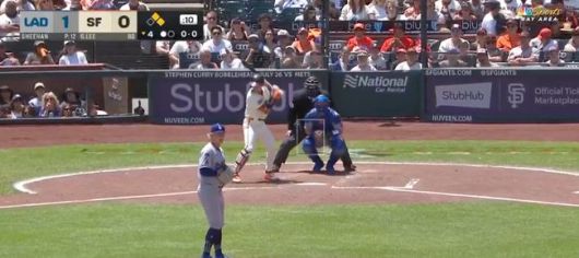 메이저리그 중계화면 캡처