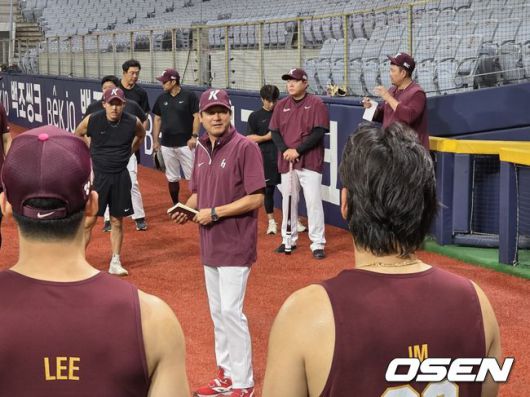키움 히어로즈 설종진 감독대행. /OSEN DB